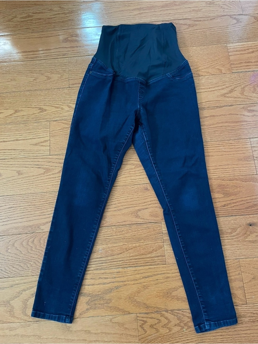Isabel Maternity Dark Wash Jeggings Size 6 Over Belly Stretch Skinny Jeans